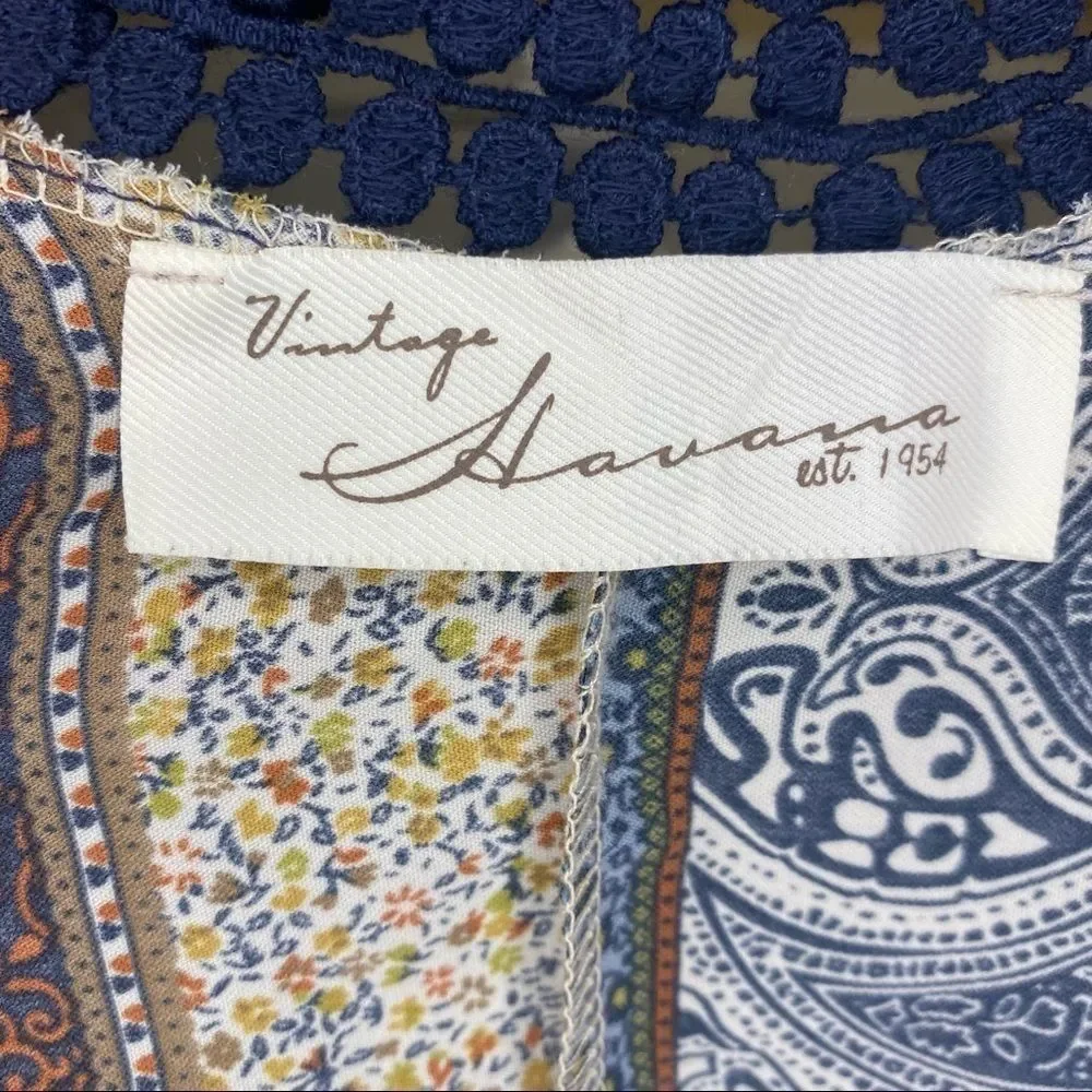 Vintage Havana Open Back Blouse - Picture 6 of 7